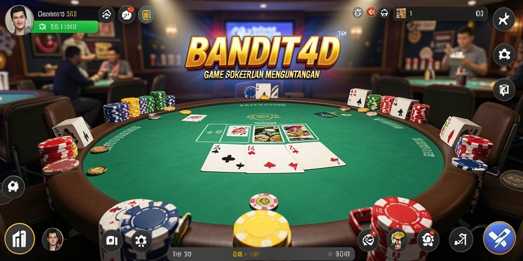 Tampilan gameplay seru dan menegangkan di BANDIT4D.