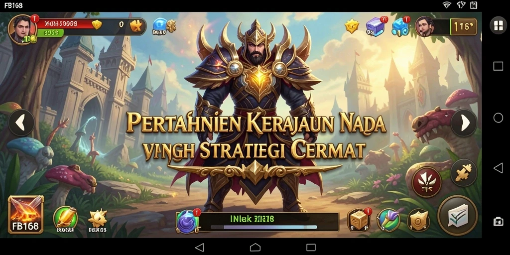 Gameplay seru dengan menara dan strategi di FB168.